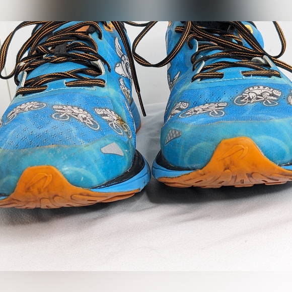 Newton Kona 2018 running shoes 11.5 turtles Hawaii turquoise blue orange - Picture 5 of 17